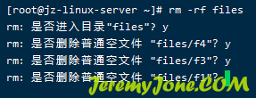 rm rf /* 作用