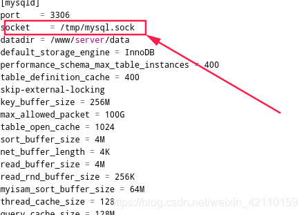 mysql socket