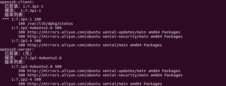 ubuntu openssh-server