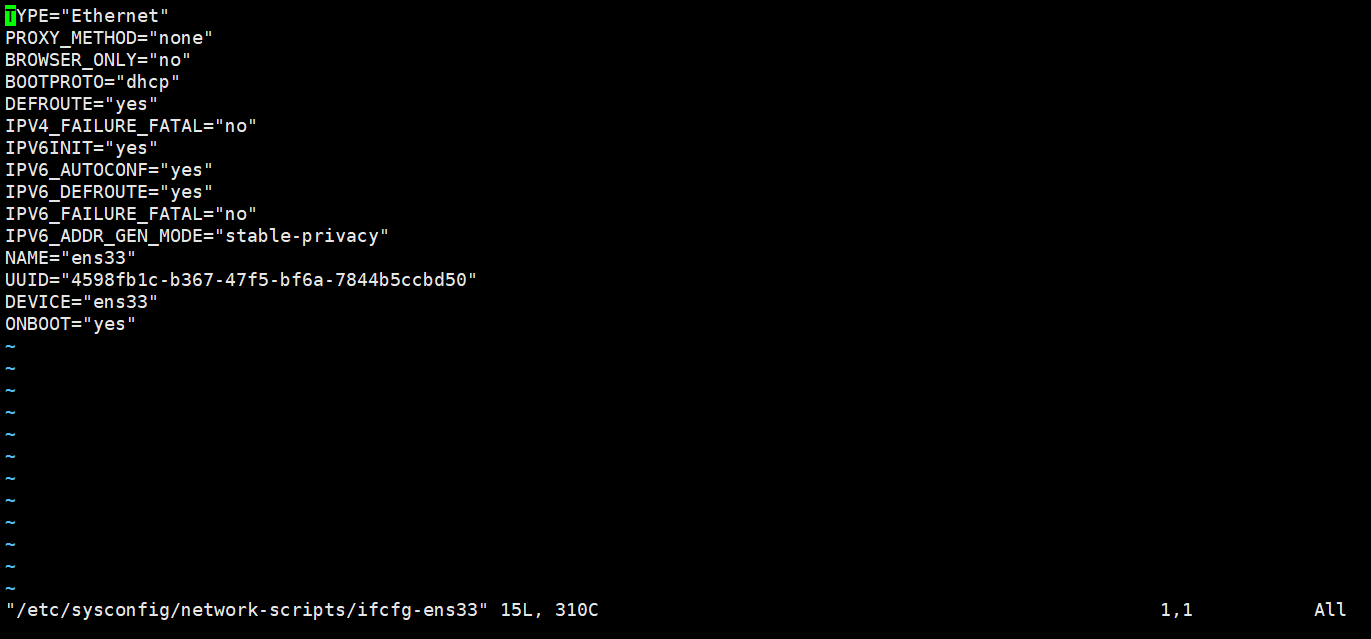 debian 修改ip