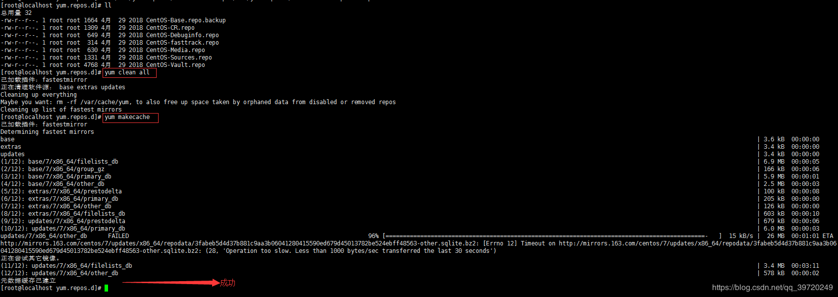 there are no enabled repos