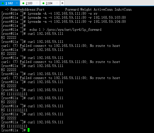 no route to host: connect