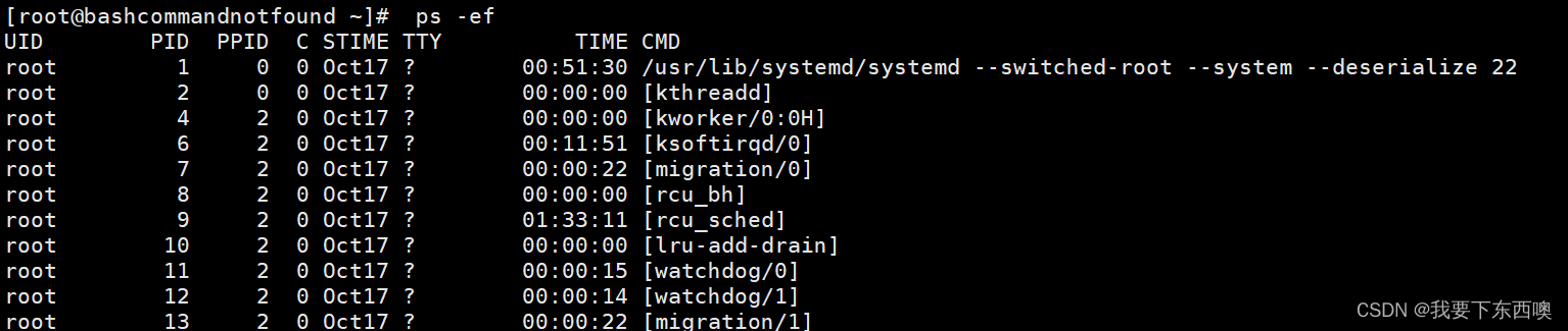 bash: ps: command not found