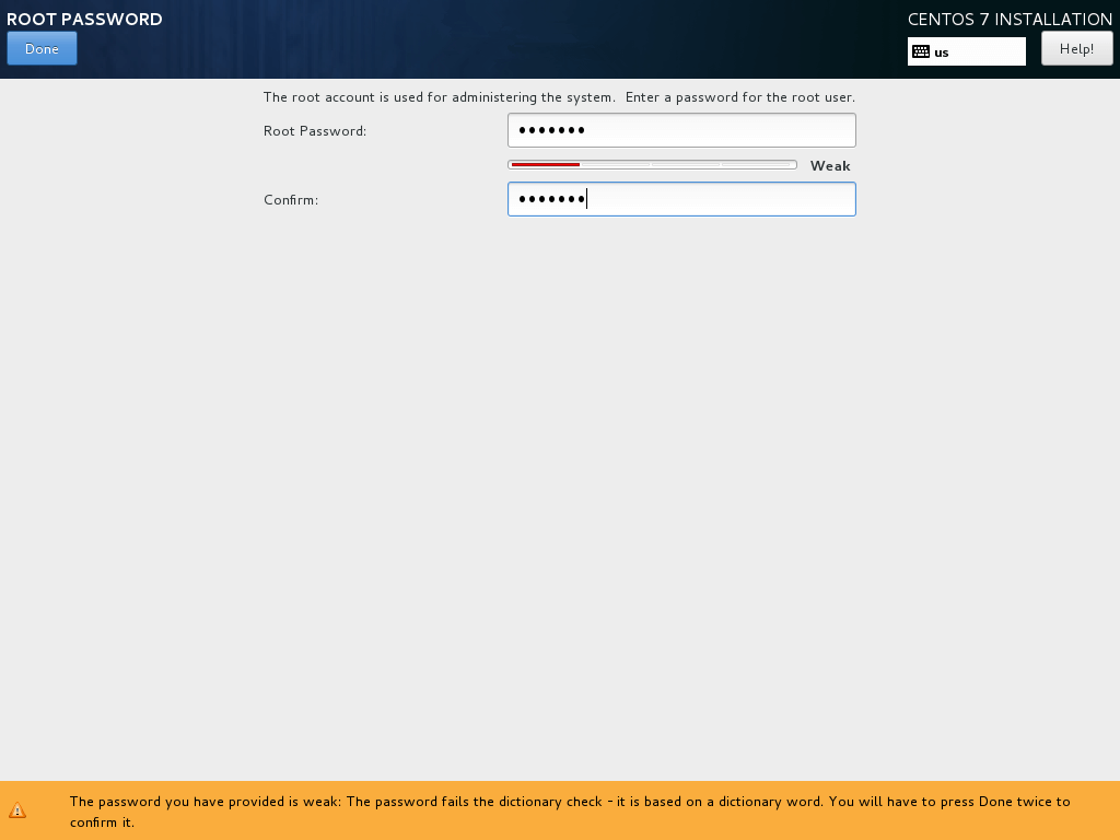 centos root