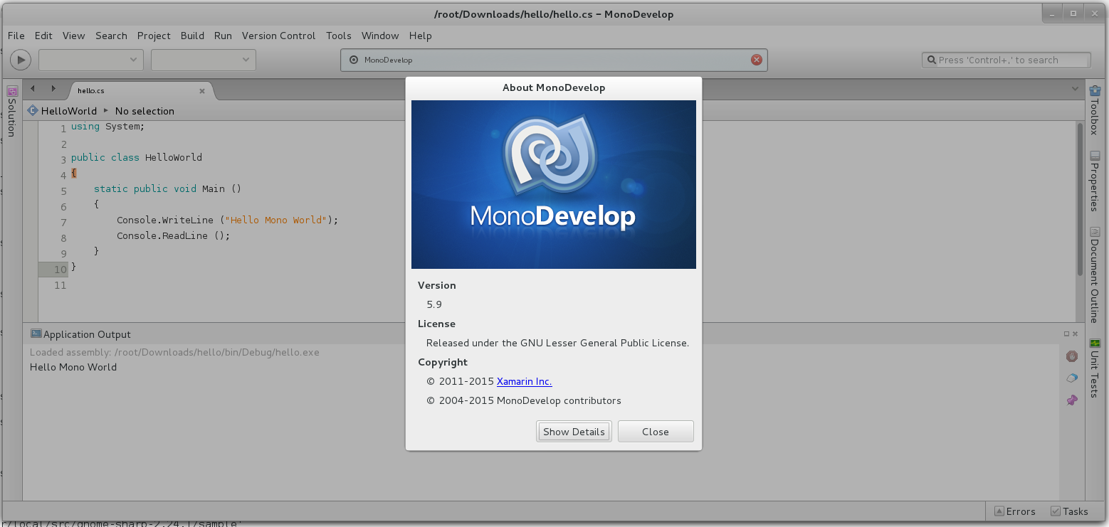 linux mono