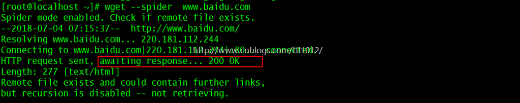 centos7 wget