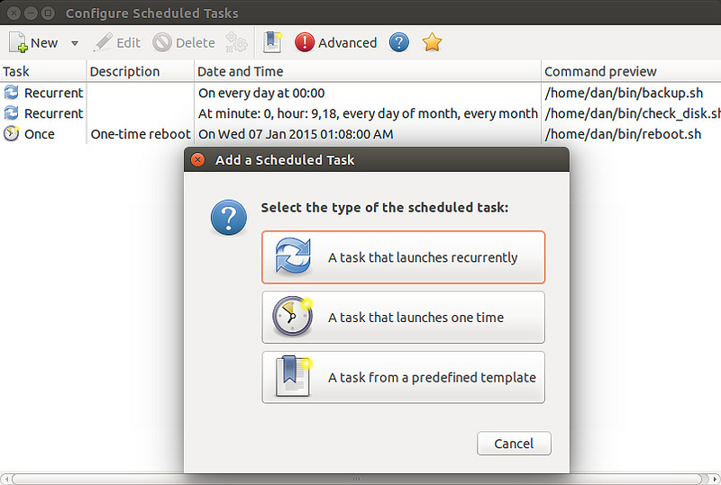ubuntu cron